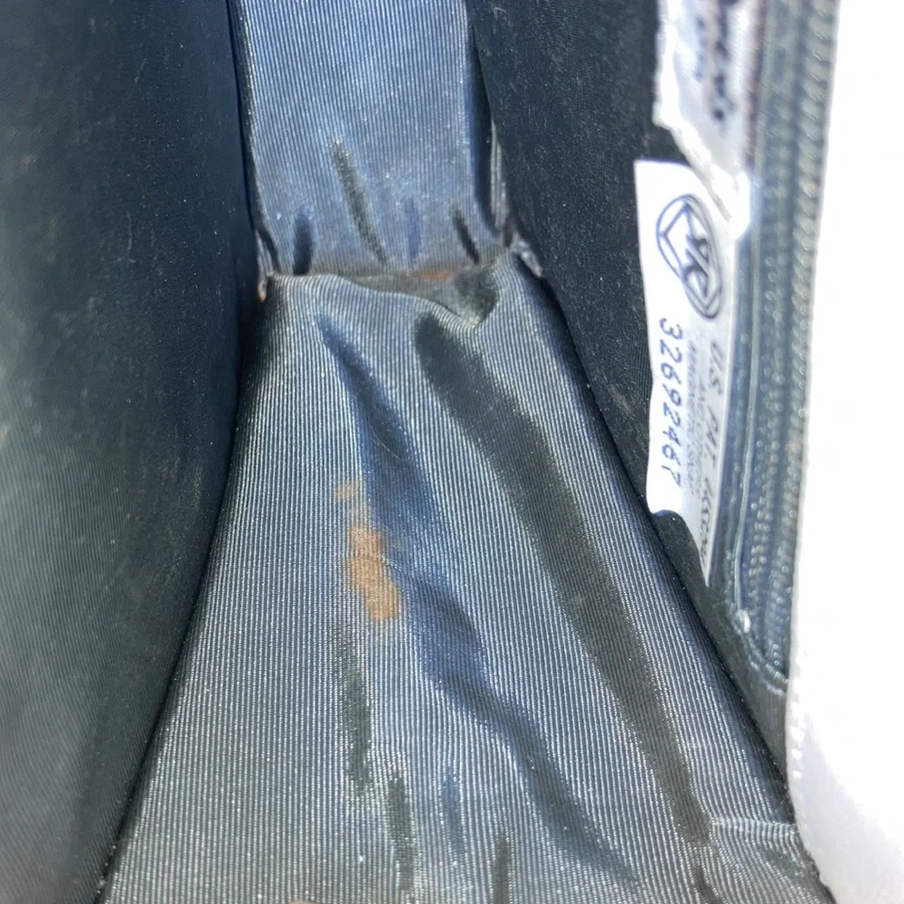 WHITING and DAVIS INT’L wh. enamel pieced metal clutch or shoulder bag $59 - Picture 9 of 12